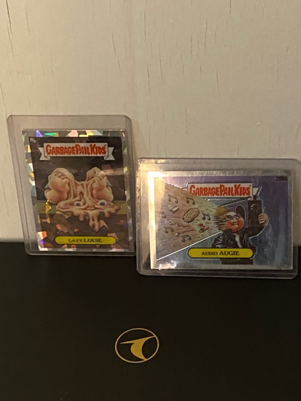 Garbage Pail Kids Holographic Trading Cards - Lazy Louie & Audio Augie